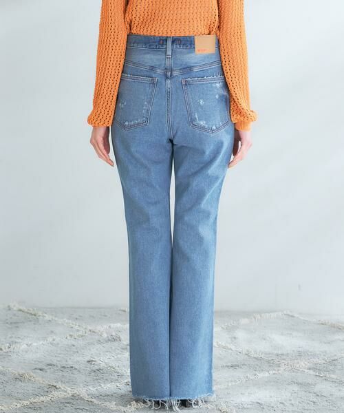 URBAN RESEARCH ROSSO / アーバンリサーチ ロッソ デニムパンツ | NEEDBY heritage　BARBARA BOOT CUT DAMAGED | 詳細10