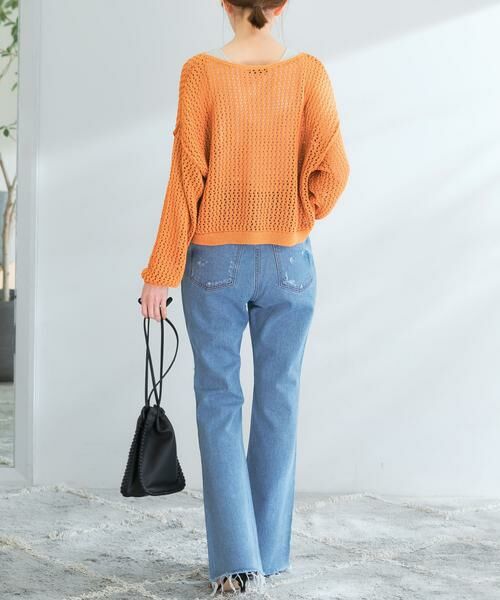 URBAN RESEARCH ROSSO / アーバンリサーチ ロッソ デニムパンツ | NEEDBY heritage　BARBARA BOOT CUT DAMAGED | 詳細7