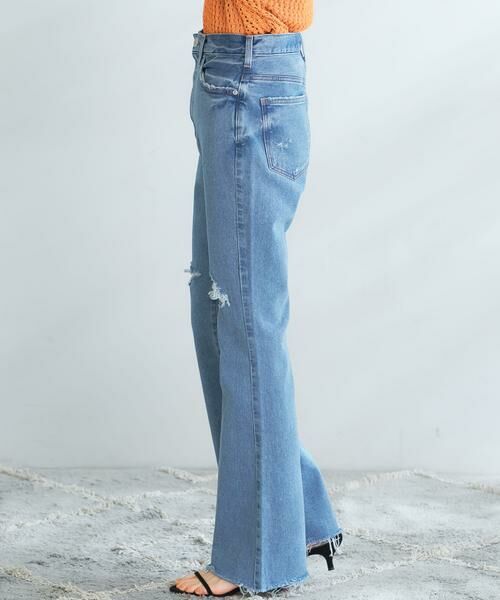 URBAN RESEARCH ROSSO / アーバンリサーチ ロッソ デニムパンツ | NEEDBY heritage　BARBARA BOOT CUT DAMAGED | 詳細9