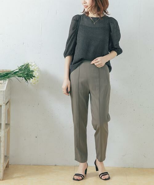 URBAN RESEARCH ROSSO / アーバンリサーチ ロッソ その他パンツ | ピンタックテーパードパンツ | 詳細3