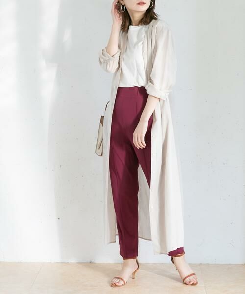 URBAN RESEARCH ROSSO / アーバンリサーチ ロッソ その他パンツ | ピンタックテーパードパンツ | 詳細22