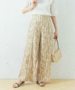 URBAN RESEARCH ROSSO / アーバンリサーチ ロッソ その他パンツ | リーフプリントワイドパンツ