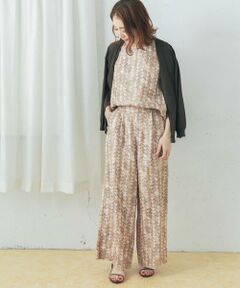 URBAN RESEARCH ROSSO / アーバンリサーチ ロッソ その他パンツ | リーフプリントワイドパンツ