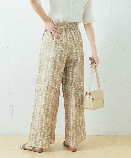 URBAN RESEARCH ROSSO / アーバンリサーチ ロッソ その他パンツ | リーフプリントワイドパンツ | 詳細2