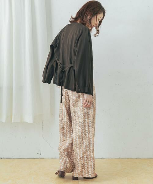 URBAN RESEARCH ROSSO / アーバンリサーチ ロッソ その他パンツ | リーフプリントワイドパンツ | 詳細11