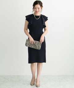 URBAN RESEARCH ROSSO / アーバンリサーチ ロッソ ドレス | 変形フリルコクーンドレス