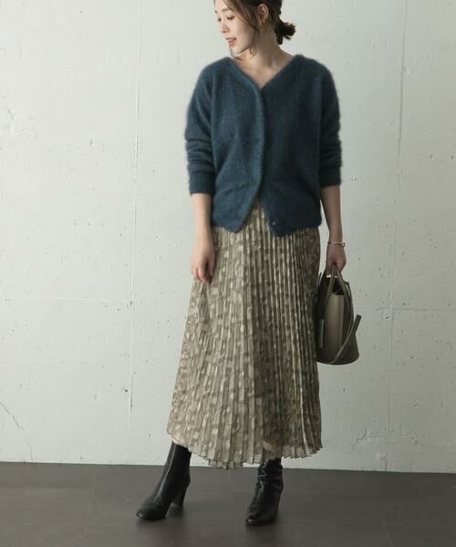 URBAN RESEARCH ROSSO / アーバンリサーチ ロッソ スカート | スネークプリントプリーツスカート∴ | 詳細3