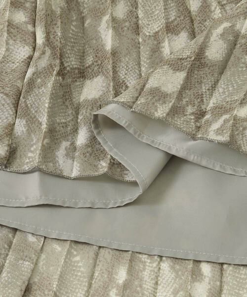 URBAN RESEARCH ROSSO / アーバンリサーチ ロッソ スカート | スネークプリントプリーツスカート∴ | 詳細6