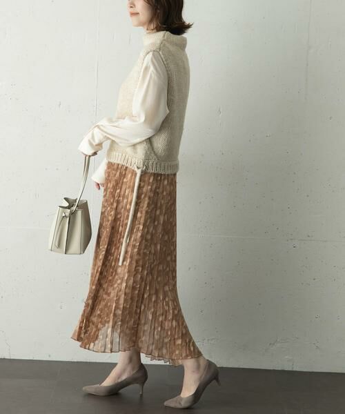 URBAN RESEARCH ROSSO / アーバンリサーチ ロッソ スカート | スネークプリントプリーツスカート∴ | 詳細9