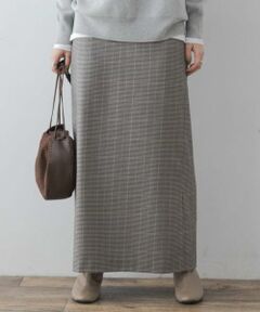 URBAN RESEARCH ROSSO / アーバンリサーチ ロッソ スカート | F by ROSSO　チェックロングスカート∴
