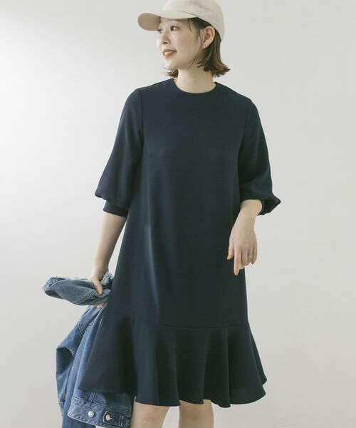 URBAN RESEARCH ROSSO / アーバンリサーチ ロッソ ワンピース | F by ROSSO　ジョーゼット裾フレアワンピース∴ | 詳細1