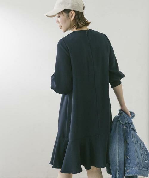 URBAN RESEARCH ROSSO / アーバンリサーチ ロッソ ワンピース | F by ROSSO　ジョーゼット裾フレアワンピース∴ | 詳細3