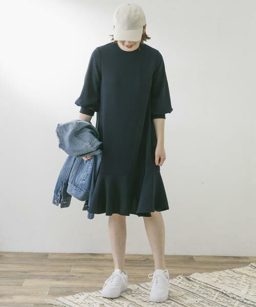 URBAN RESEARCH ROSSO / アーバンリサーチ ロッソ ワンピース | F by ROSSO　ジョーゼット裾フレアワンピース∴ | 詳細4