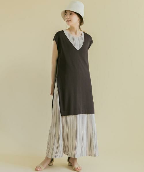 URBAN RESEARCH ROSSO / アーバンリサーチ ロッソ ニット・セーター | チュニックニットベスト | 詳細1