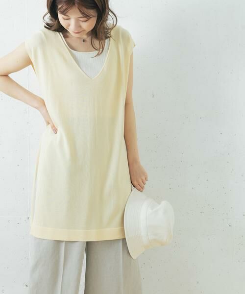 URBAN RESEARCH ROSSO / アーバンリサーチ ロッソ ニット・セーター | チュニックニットベスト | 詳細11