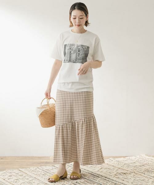 URBAN RESEARCH ROSSO / アーバンリサーチ ロッソ スカート | F by ROSSO　ギンガムチェックマーメイドスカート | 詳細3