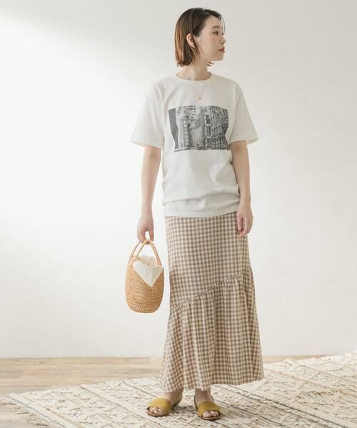 URBAN RESEARCH ROSSO / アーバンリサーチ ロッソ スカート | F by ROSSO　ギンガムチェックマーメイドスカート | 詳細4