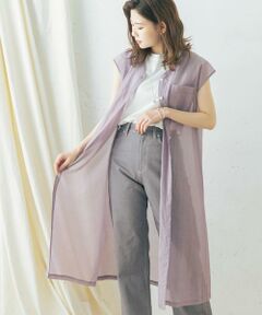 URBAN RESEARCH ROSSO / アーバンリサーチ ロッソ ワンピース | コットンシルクフレンチガウンワンピース