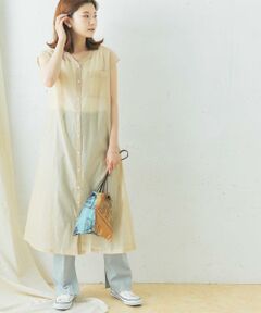 URBAN RESEARCH ROSSO / アーバンリサーチ ロッソ ワンピース | コットンシルクフレンチガウンワンピース