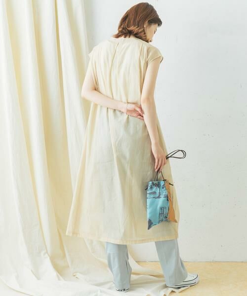URBAN RESEARCH ROSSO / アーバンリサーチ ロッソ ワンピース | コットンシルクフレンチガウンワンピース | 詳細10