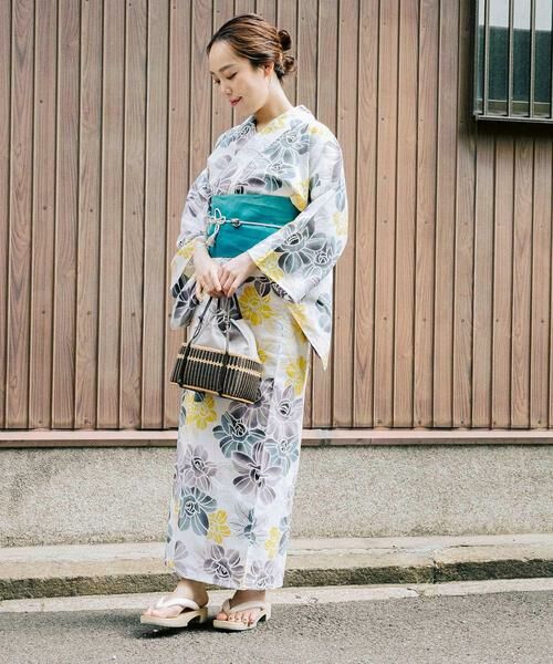 URBAN RESEARCH ROSSO / アーバンリサーチ ロッソ 着物・浴衣・小物類 | 注染ゆかた 花(くちなし) | 詳細3