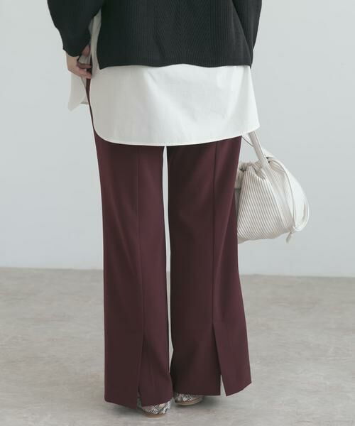 URBAN RESEARCH ROSSO / アーバンリサーチ ロッソ その他パンツ | ハイウエストセミフレアパンツ | 詳細3