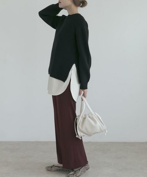 URBAN RESEARCH ROSSO / アーバンリサーチ ロッソ その他パンツ | ハイウエストセミフレアパンツ | 詳細5