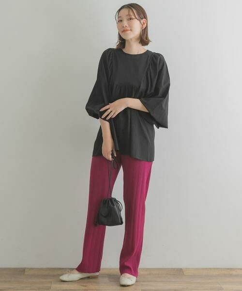 URBAN RESEARCH ROSSO / アーバンリサーチ ロッソ その他パンツ | F by ROSSO ウォッシャブルニットリブパンツ | 詳細5