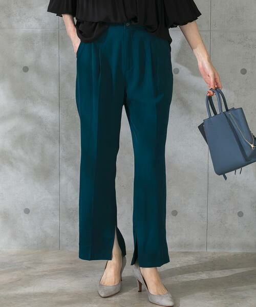 URBAN RESEARCH ROSSO / アーバンリサーチ ロッソ その他パンツ | ウォッシャブルインサイドスリットイージーパンツ | 詳細1