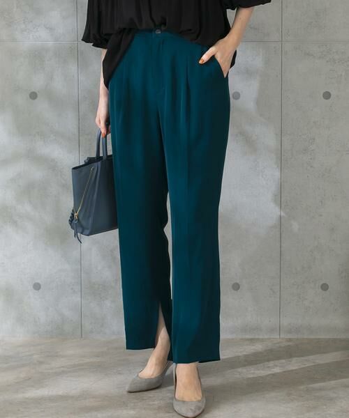 URBAN RESEARCH ROSSO / アーバンリサーチ ロッソ その他パンツ | ウォッシャブルインサイドスリットイージーパンツ | 詳細2