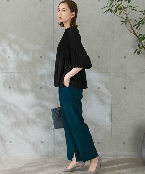 URBAN RESEARCH ROSSO / アーバンリサーチ ロッソ その他パンツ | ウォッシャブルインサイドスリットイージーパンツ | 詳細6