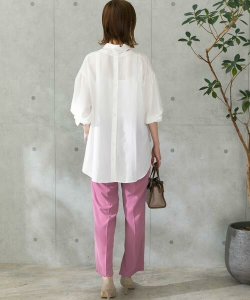 URBAN RESEARCH ROSSO / アーバンリサーチ ロッソ その他パンツ | ウォッシャブルインサイドスリットイージーパンツ | 詳細13