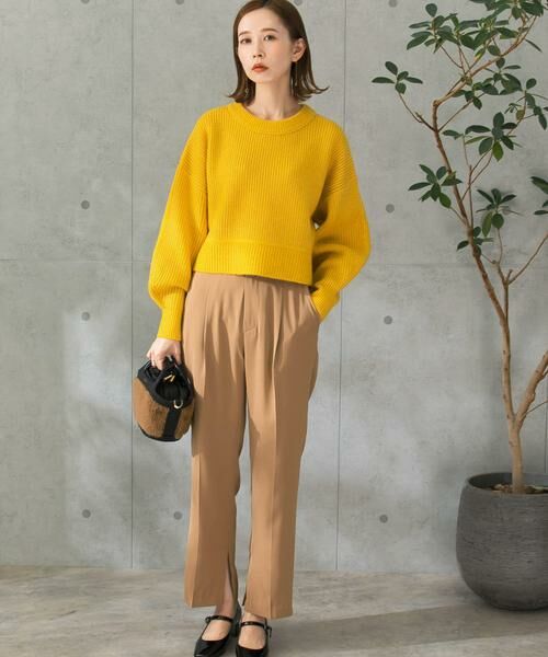 URBAN RESEARCH ROSSO / アーバンリサーチ ロッソ その他パンツ | ウォッシャブルインサイドスリットイージーパンツ | 詳細17