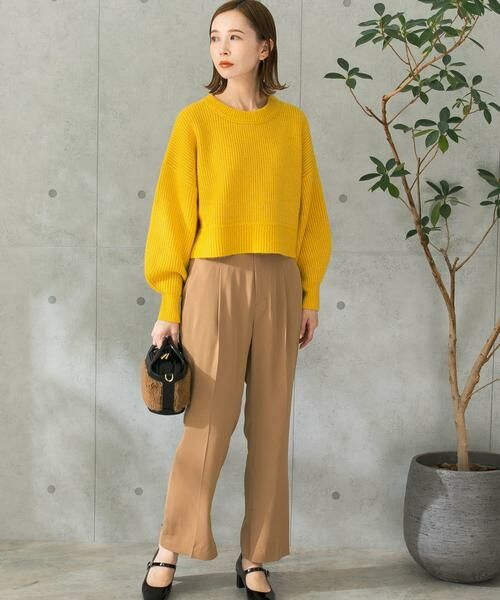 URBAN RESEARCH ROSSO / アーバンリサーチ ロッソ その他パンツ | ウォッシャブルインサイドスリットイージーパンツ | 詳細18