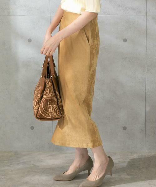 URBAN RESEARCH ROSSO / アーバンリサーチ ロッソ スカート | シャンブレー別珍タイトスリットスカート | 詳細1