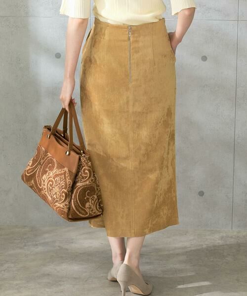 URBAN RESEARCH ROSSO / アーバンリサーチ ロッソ スカート | シャンブレー別珍タイトスリットスカート | 詳細3