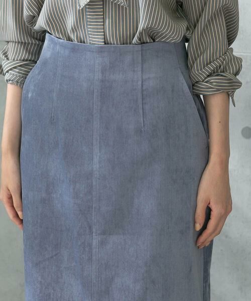URBAN RESEARCH ROSSO / アーバンリサーチ ロッソ スカート | シャンブレー別珍タイトスリットスカート | 詳細22
