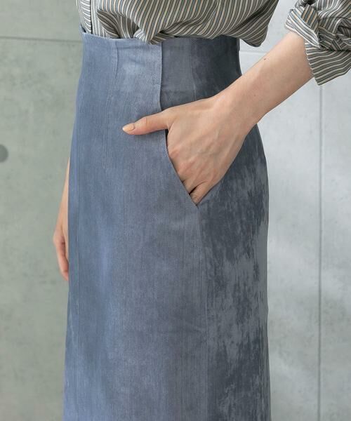 URBAN RESEARCH ROSSO / アーバンリサーチ ロッソ スカート | シャンブレー別珍タイトスリットスカート | 詳細23