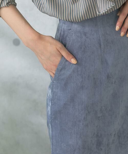 URBAN RESEARCH ROSSO / アーバンリサーチ ロッソ スカート | シャンブレー別珍タイトスリットスカート | 詳細24