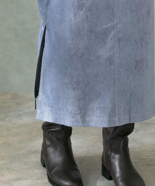 URBAN RESEARCH ROSSO / アーバンリサーチ ロッソ スカート | シャンブレー別珍タイトスリットスカート | 詳細25