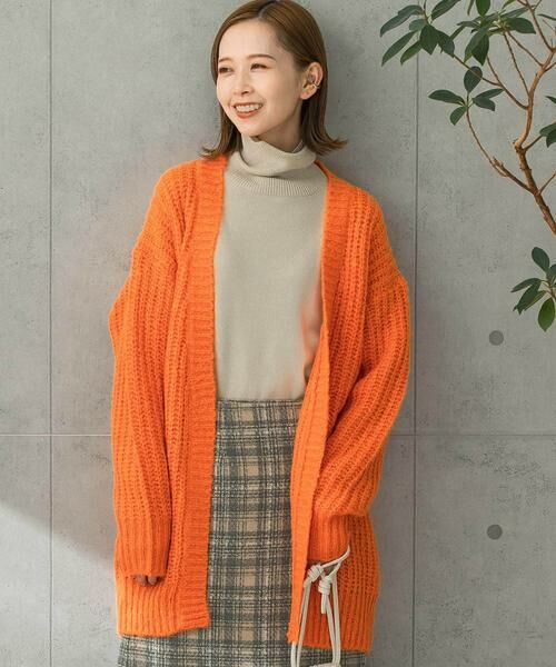 URBAN RESEARCH ROSSO / アーバンリサーチ ロッソ カーディガン・ボレロ | ローゲージ畦編みカーディガン | 詳細2