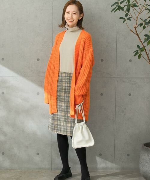 URBAN RESEARCH ROSSO / アーバンリサーチ ロッソ カーディガン・ボレロ | ローゲージ畦編みカーディガン | 詳細5