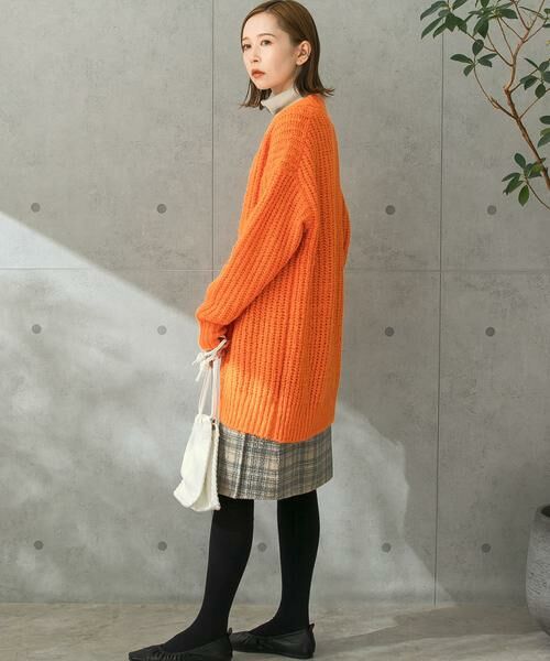 URBAN RESEARCH ROSSO / アーバンリサーチ ロッソ カーディガン・ボレロ | ローゲージ畦編みカーディガン | 詳細6