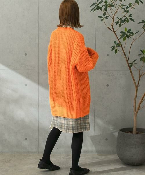 URBAN RESEARCH ROSSO / アーバンリサーチ ロッソ カーディガン・ボレロ | ローゲージ畦編みカーディガン | 詳細7