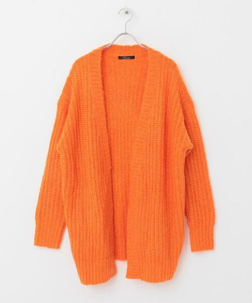 URBAN RESEARCH ROSSO / アーバンリサーチ ロッソ カーディガン・ボレロ | ローゲージ畦編みカーディガン | 詳細8