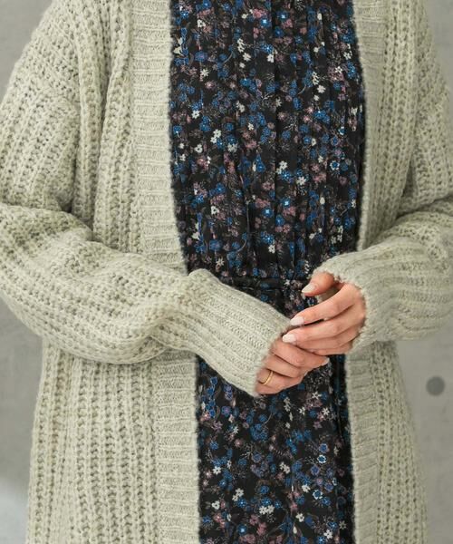 URBAN RESEARCH ROSSO / アーバンリサーチ ロッソ カーディガン・ボレロ | ローゲージ畦編みカーディガン | 詳細23