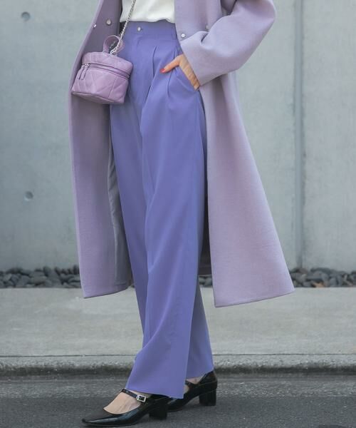 URBAN RESEARCH ROSSO / アーバンリサーチ ロッソ その他パンツ | カーブフォルムハイウエストパンツ | 詳細1