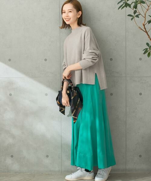 URBAN RESEARCH ROSSO / アーバンリサーチ ロッソ スカート | パネルラインサテンフレアスカート | 詳細4