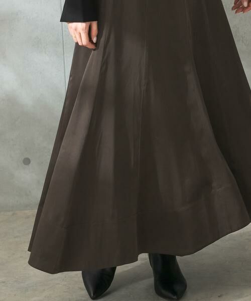 URBAN RESEARCH ROSSO / アーバンリサーチ ロッソ スカート | パネルラインサテンフレアスカート | 詳細22