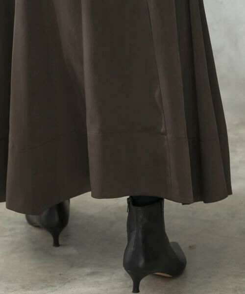 URBAN RESEARCH ROSSO / アーバンリサーチ ロッソ スカート | パネルラインサテンフレアスカート | 詳細24